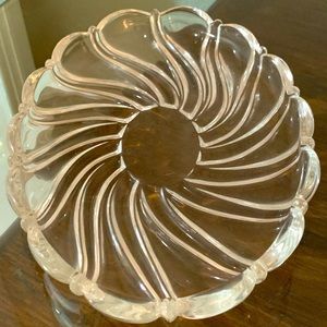 Mikasa peppermint clear sweet dish 9½” made in Germany